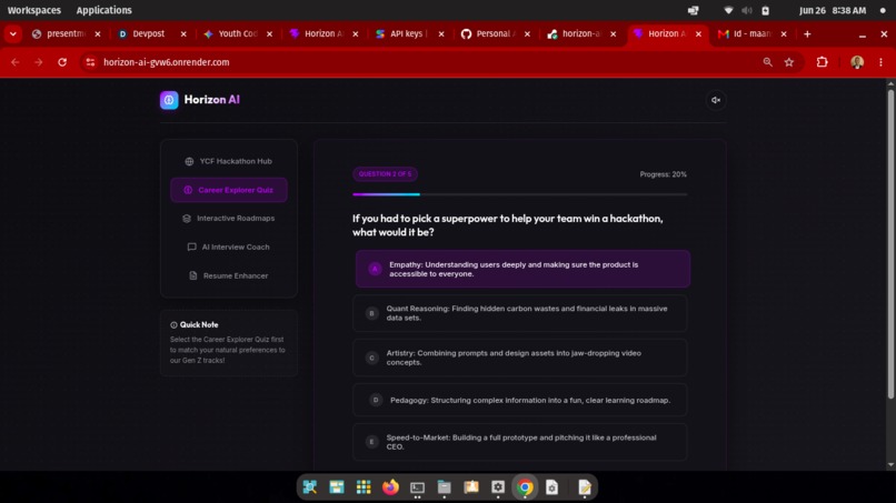 Horizon AI: Gen Z Career Map & Interview Coach – screenshot 4