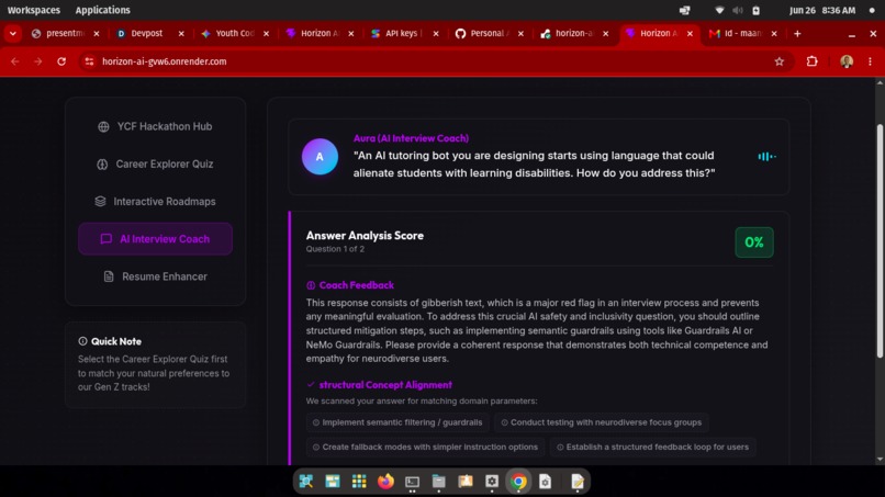 Horizon AI: Gen Z Career Map & Interview Coach – screenshot 6