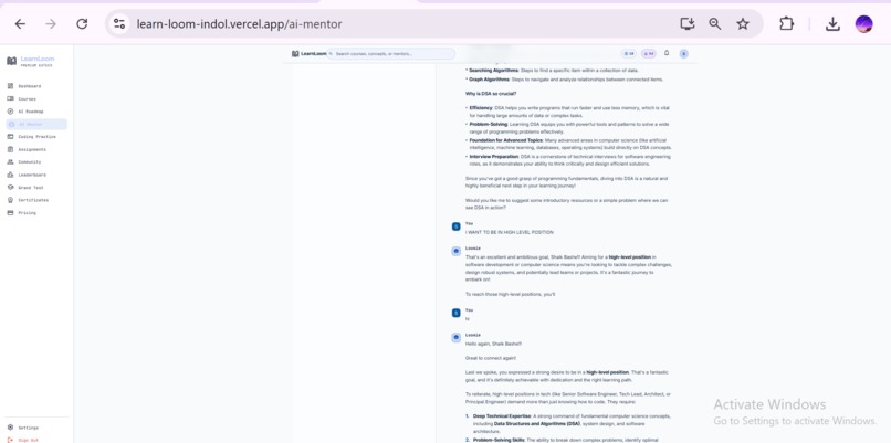LearnLoom – AI Learning Platform – screenshot 2