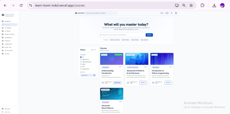 LearnLoom – AI Learning Platform – screenshot 3