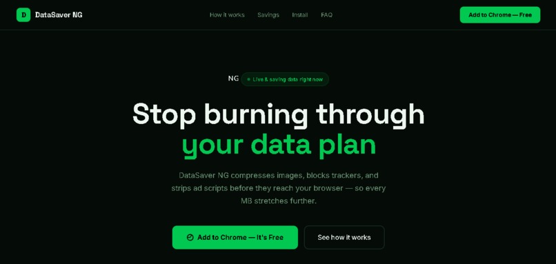 DataSaver NG – screenshot 1