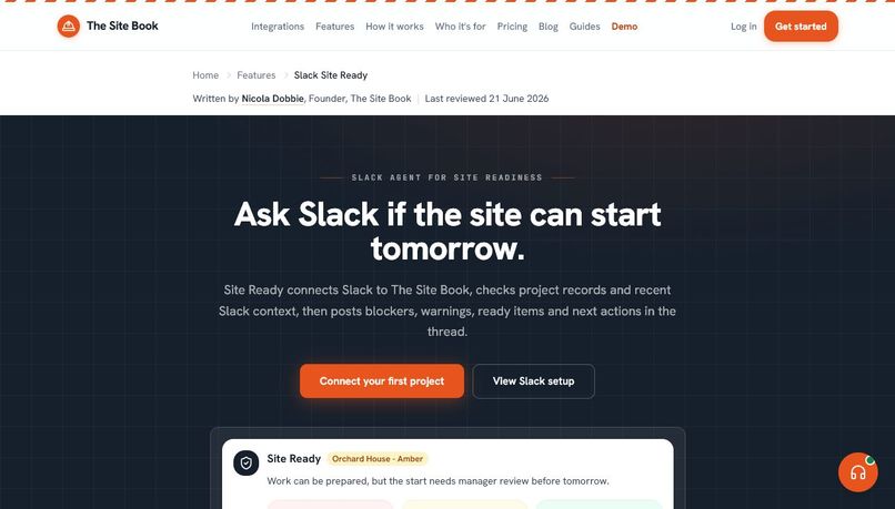 The Site Book Site Ready – screenshot 3