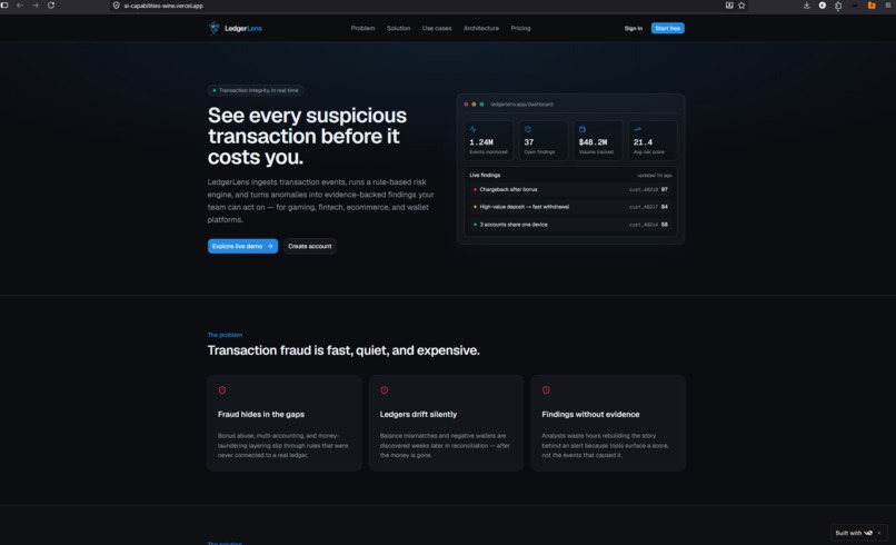 LedgerLens – screenshot 1