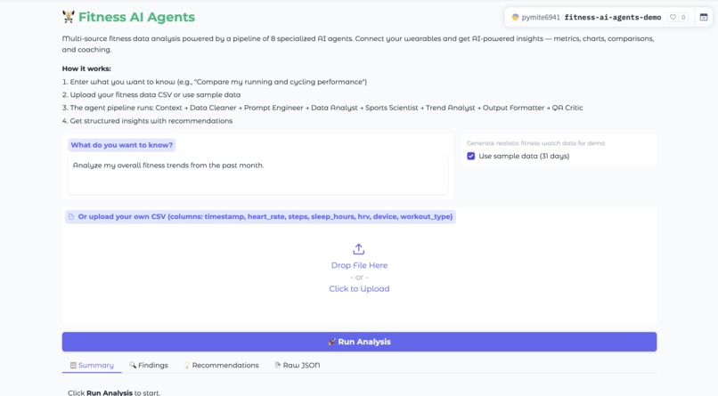 Fitness AI Agents – screenshot 5