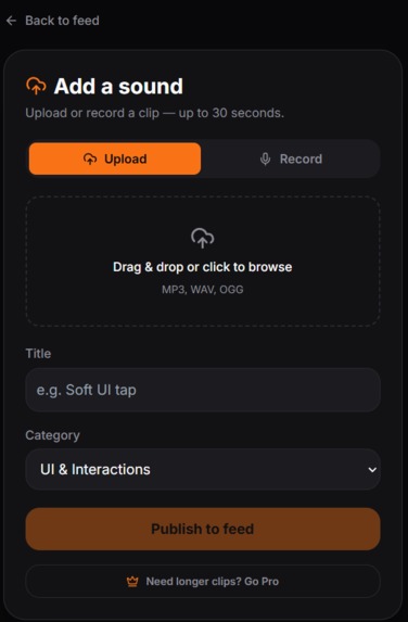 SoundSwipe/FoleySwipe – screenshot 3