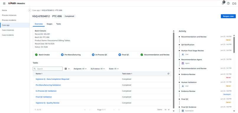 Vigilance 'Q': The Pharma Quality Watchtower – screenshot 2
