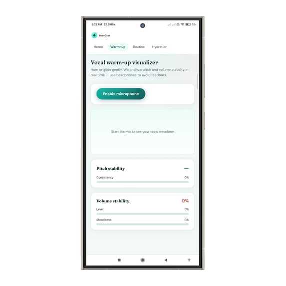 VoiceGym - Vocal Recovery Studio  – screenshot 3