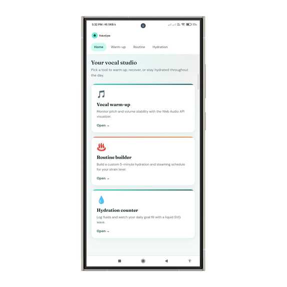 VoiceGym - Vocal Recovery Studio  – screenshot 5