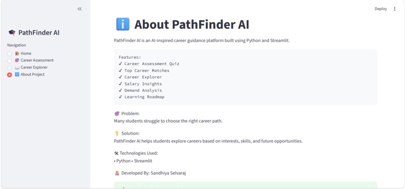 PathFinder AI – Intelligent Career Guidance Platform – screenshot 11