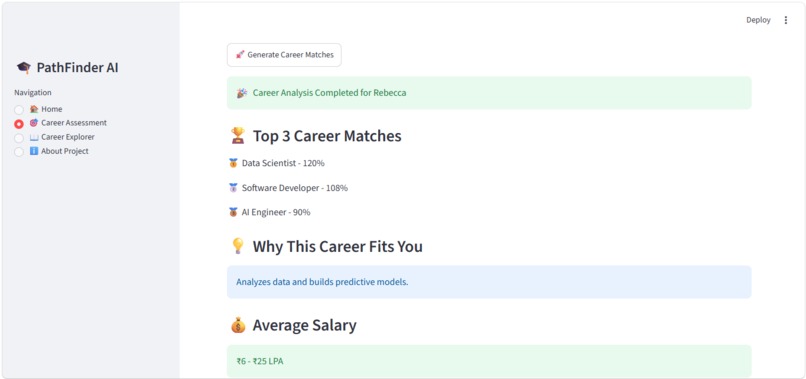 PathFinder AI – Intelligent Career Guidance Platform – screenshot 4