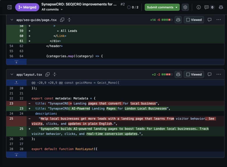 SynapseCRO – screenshot 1