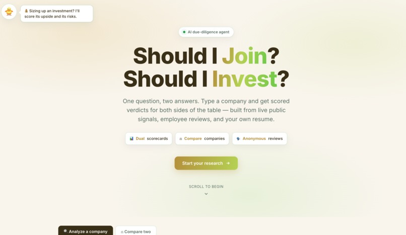 Should I JOIN? Should I INVEST? – screenshot 1