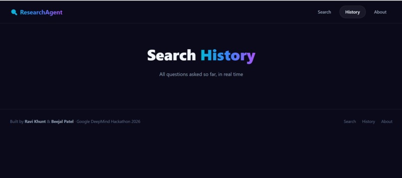 ResearchAgent – screenshot 1
