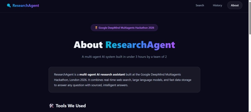 ResearchAgent – screenshot 4