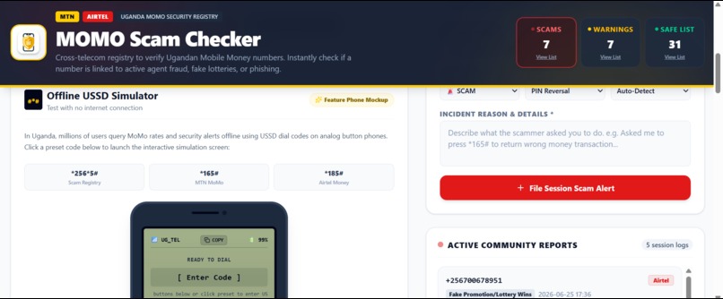 MOBILE MONEY SCAM CHECKER UGANDA – screenshot 2