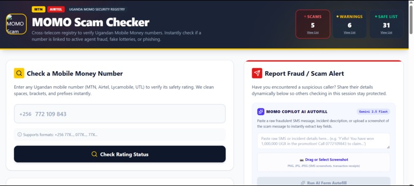 MOBILE MONEY SCAM CHECKER UGANDA – screenshot 4