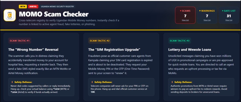 MOBILE MONEY SCAM CHECKER UGANDA – screenshot 5
