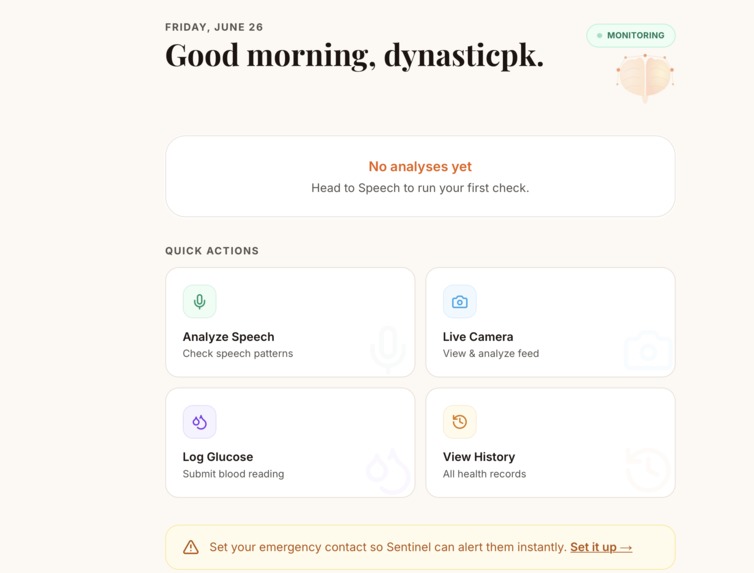 Sentinel: AI Powered Stroke Predictor – screenshot 2