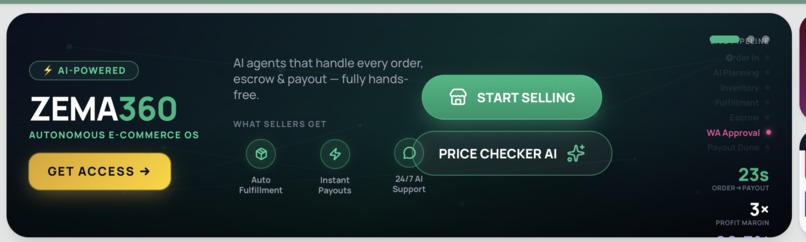 ZEMA 360 - AI Agents That Run an Entire eCommerce Business – screenshot 6