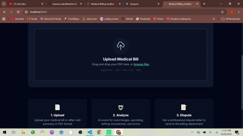 Medical Bill Auditor – screenshot 2