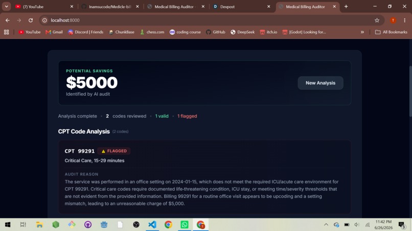 Medical Bill Auditor – screenshot 7