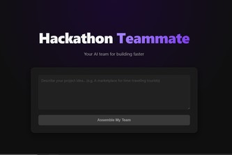 Hackathon Teammate