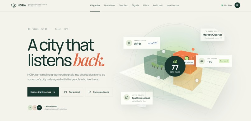 NORA – screenshot 1