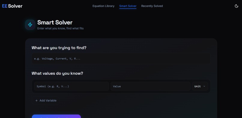 EE Solve — Electrical Engineering Formula Calculator – screenshot 5