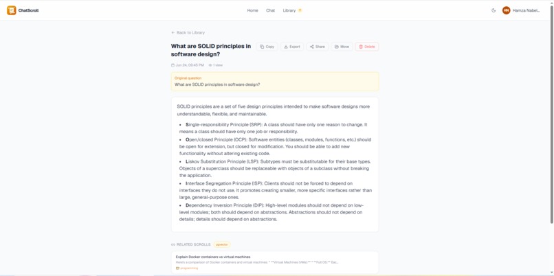 ChatScroll – screenshot 5