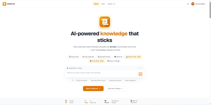 ChatScroll – screenshot 2