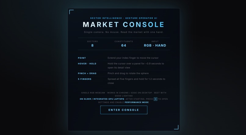 Real Time Hand Interface – screenshot 1