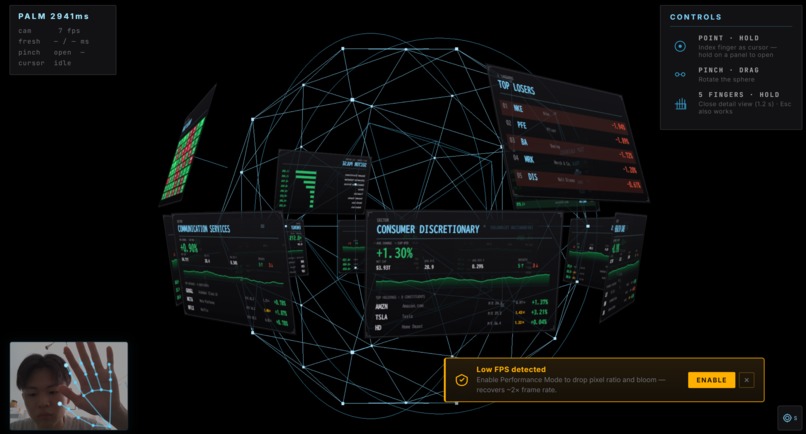 Real Time Hand Interface – screenshot 3