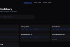 EE Solve — Electrical Engineering Formula Calculator  – screenshot 4