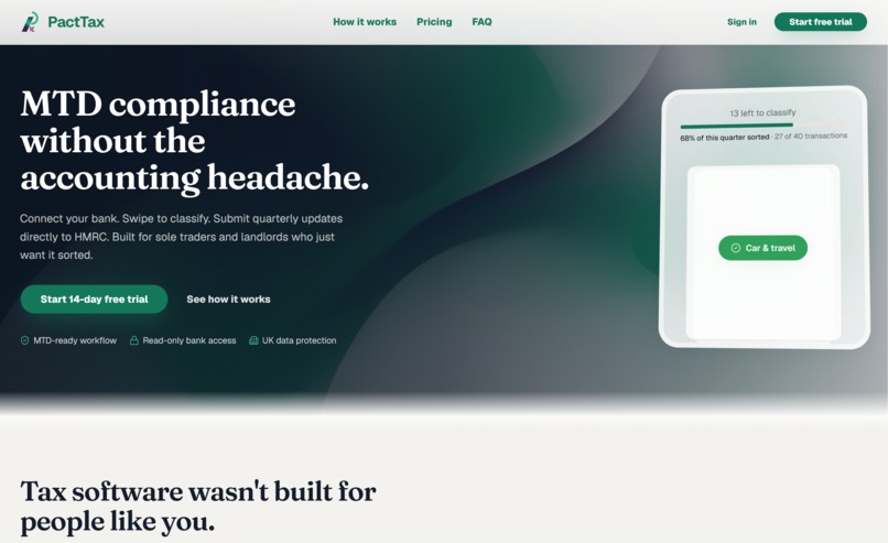 PactTax – screenshot 1
