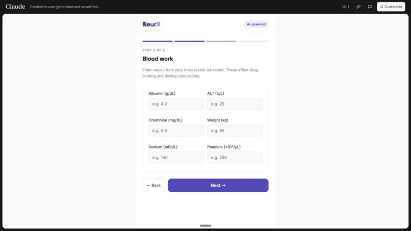 NuerX – screenshot 2