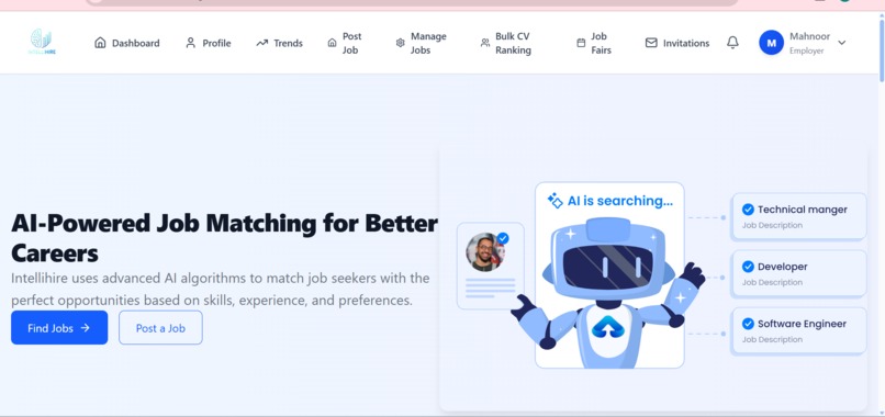 IntelliHire – AI-Powered Smart Recruitment Platform – screenshot 2