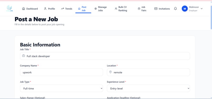 IntelliHire – AI-Powered Smart Recruitment Platform – screenshot 3