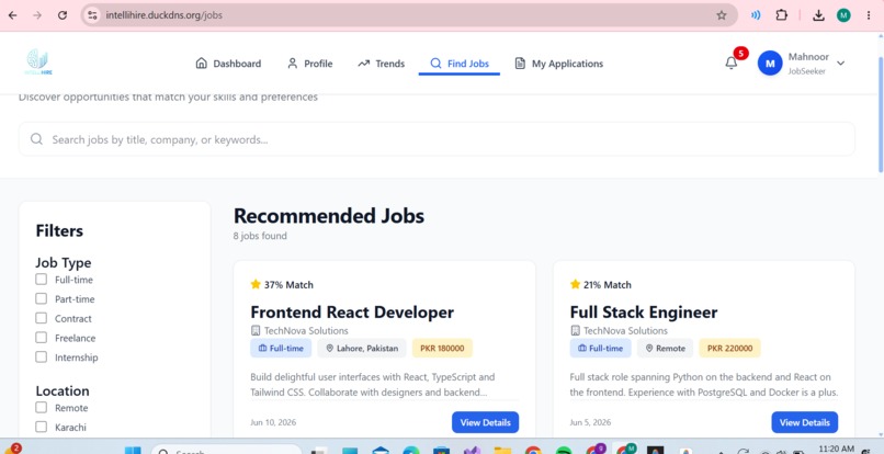 IntelliHire – AI-Powered Smart Recruitment Platform – screenshot 10