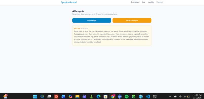 SymptomJournal – screenshot 3