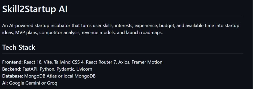 Skill2StartUP-AI – screenshot 2
