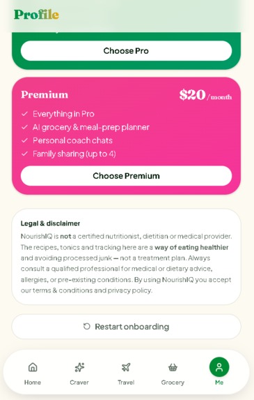 NourishIQ – screenshot 1