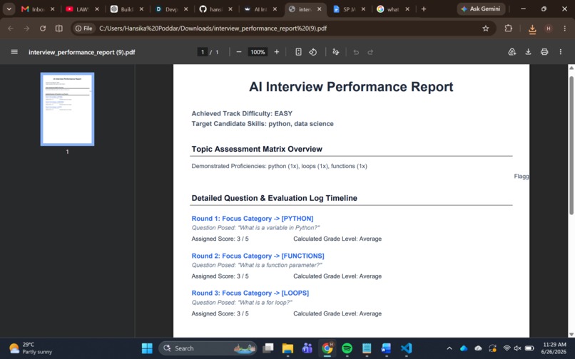 Adaptive AI Interview Agent – screenshot 7