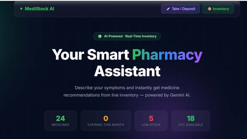 MediStock AI – screenshot 1