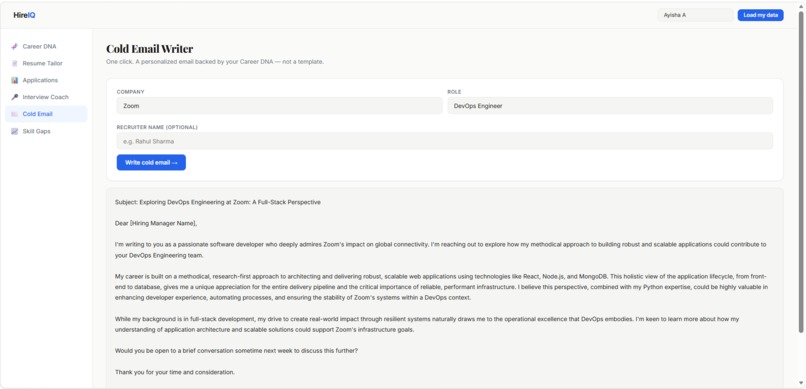HireIQ — Career DNA Agent – screenshot 13