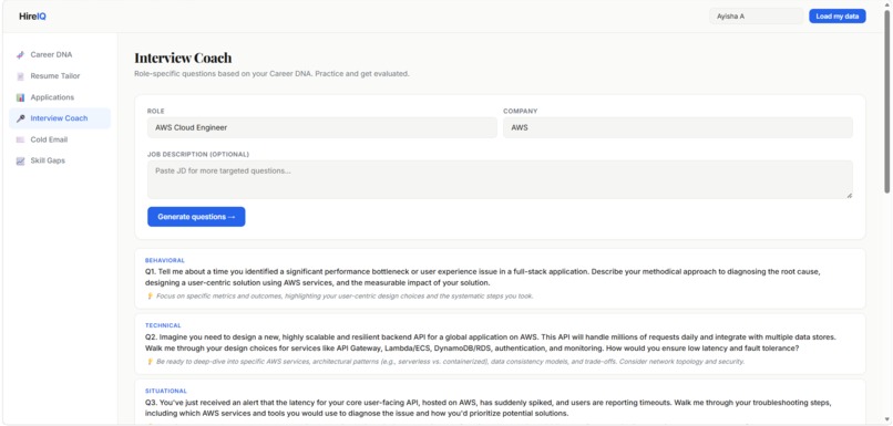 HireIQ — Career DNA Agent – screenshot 11