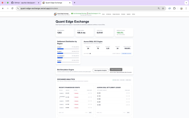 Quant Edge Exchange – screenshot 3