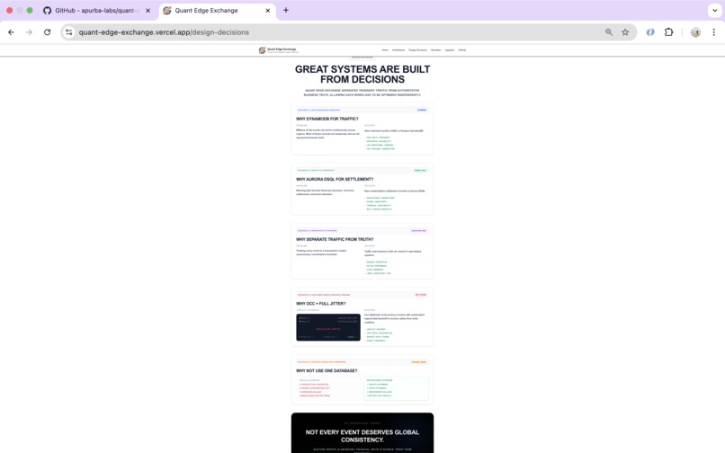 Quant Edge Exchange – screenshot 5