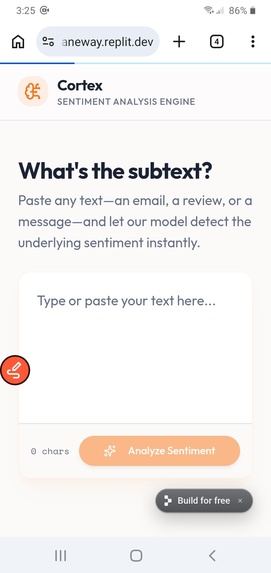 Cortex: Sentiment Analysis Engine – screenshot 7