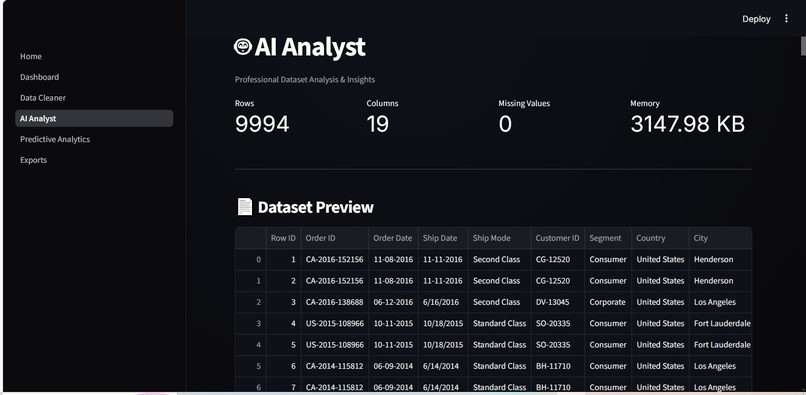 DataPilot AI – AI-Powered Data Cleaning & Analytics – screenshot 6