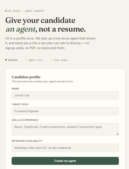 mini-recruiter-coordinator – screenshot 1